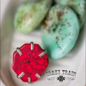 Red San Antone Slide Ring